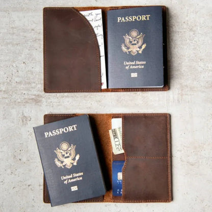The Priam | Handmade Leather Passport Cover