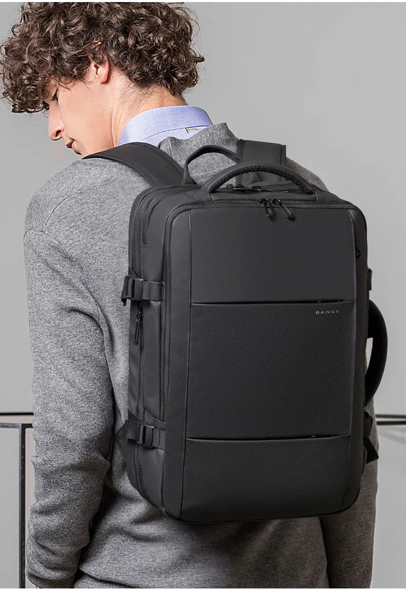 17.3 Laptop Waterproof Men's Expandable Travel Business Aesthetic Backpack - StoreFour