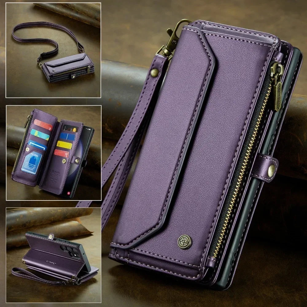 Crossbody Cardholder/Wallet/Case: iPhone 15 14 13 12 Pro Max Plus Pro-max - StoreFour