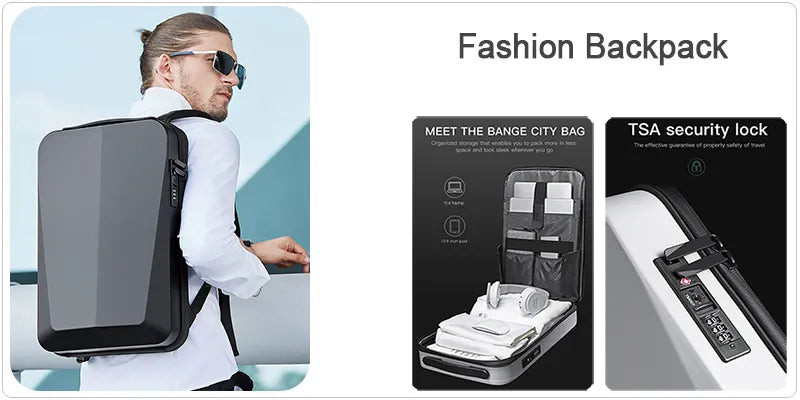 17.3 Laptop Waterproof Men's Expandable Travel Business Aesthetic Backpack - StoreFour