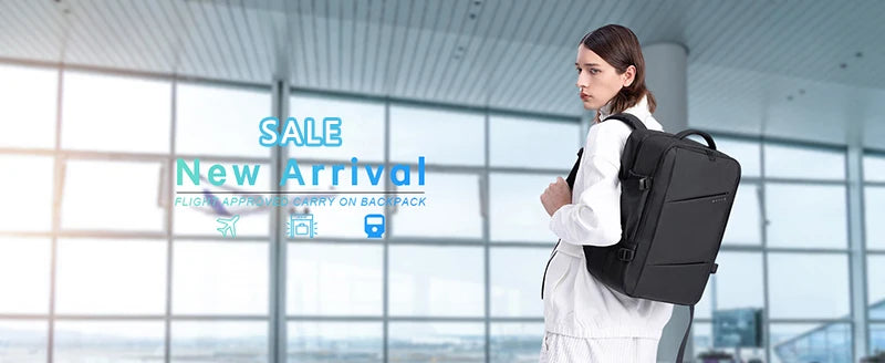 17.3 Laptop Waterproof Men's Expandable Travel Business Aesthetic Backpack - StoreFour