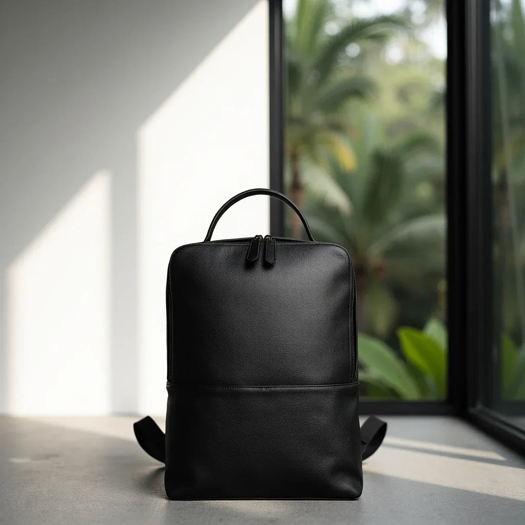 The Skald — Full-Grain Leather Backpack