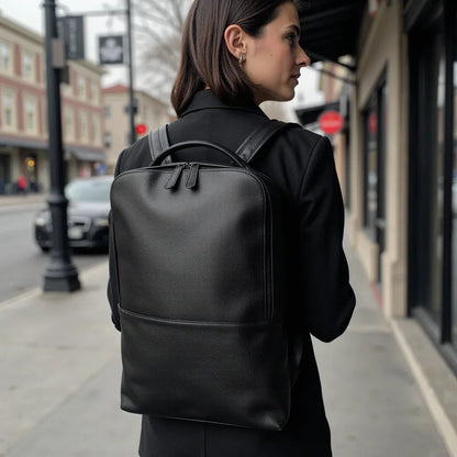 The Skald — Full-Grain Leather Backpack