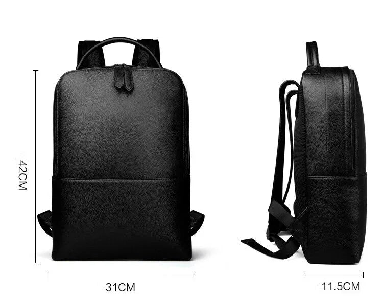The Skald — Full-Grain Leather Backpack