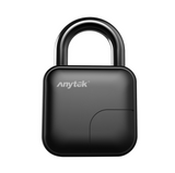 black square fingerprint padlock heavy-duty digital weatherproof fingerprint keyless padlock for outdoor 500kg tension.