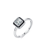 S925 Sterling Silver Zircon Ring For Women