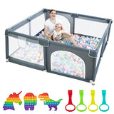 Indoor/Outdoor X-Large Gated Breathable-mesh Babies & Toddlers Playpen/Play yard