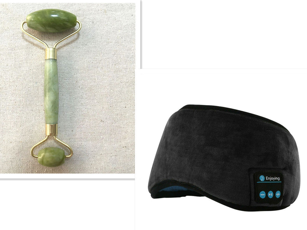 BT 5.0 Earphones Eye Mask Music Player Sports Headband Travel Headset Speakers - StoreFour