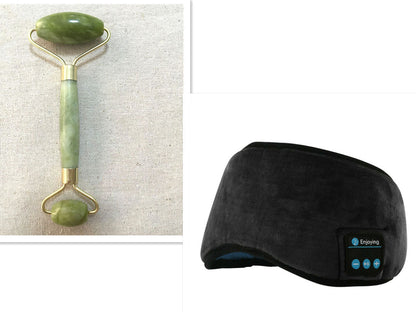 BT 5.0 Earphones Eye Mask Music Player Sports Headband Travel Headset Speakers - StoreFour