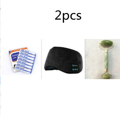 BT 5.0 Earphones Eye Mask Music Player Sports Headband Travel Headset Speakers - StoreFour