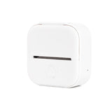 Bluetooth mini thermal label printer in a white compact design for easy portability