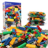 Colorful 1000PCS bulk building blocks for kids and adults in various shapes and sizes for creative play