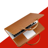 Leather Business Laptop Bag with Handle for Professionals and Business Travelers