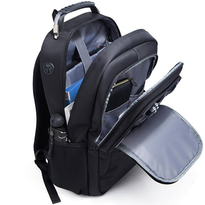 CJD 17" 36-55L Waterproof business travel backpack with multiple compartments for organization