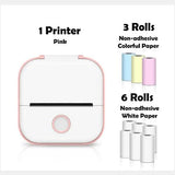 Bluetooth USB Portable Mini Thermal Label/Photo Printer: Work | Home | School