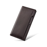 Cowhide Leather Large-capacity Wallet/Universal Phone Case