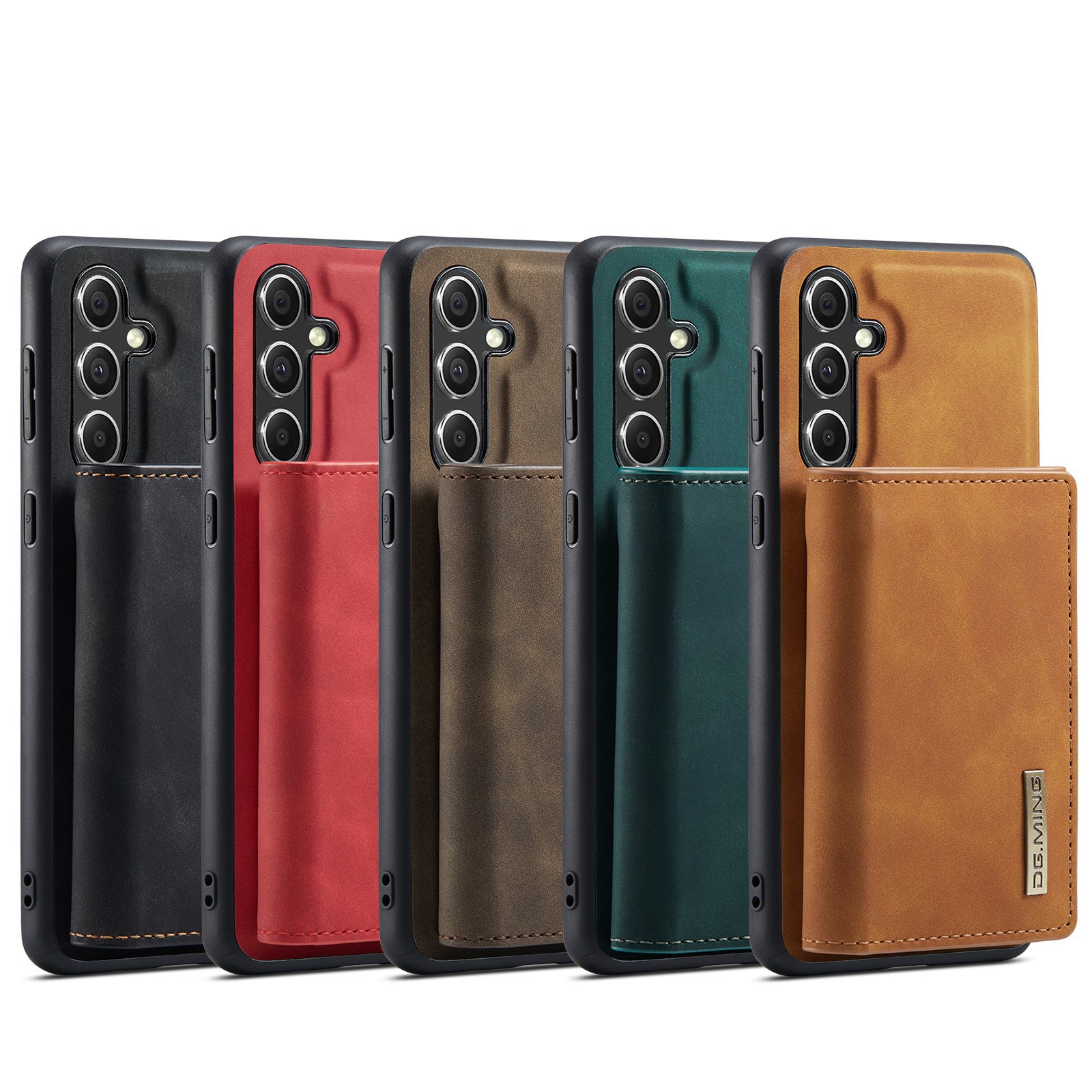Split wallet phone case for multiple brands in various colours with a card slot and a durable design