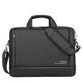 lightweight waterproof laptop briefcase with a sleek design and adjustable shoulder strap