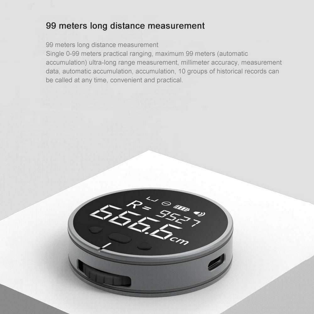 digital tape measure with high precision electronic ruler and 99 meters long distance measurement