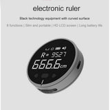 digital tape measure high precision electronic ruler with curved surface and HD LCD screen