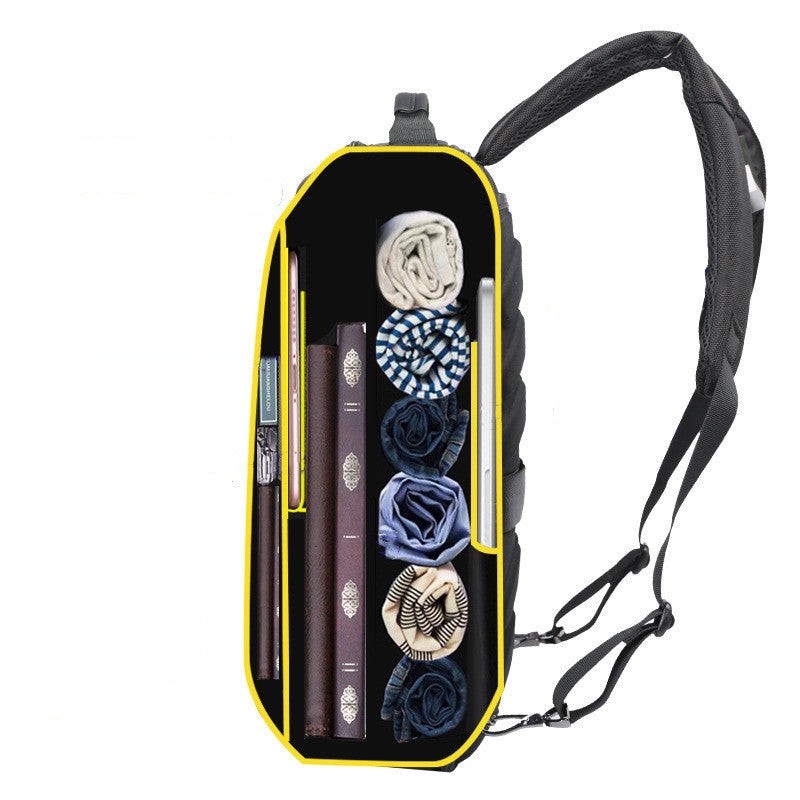 Expandable Smart Business Backpack with Organized Compartments for Efficient Storage