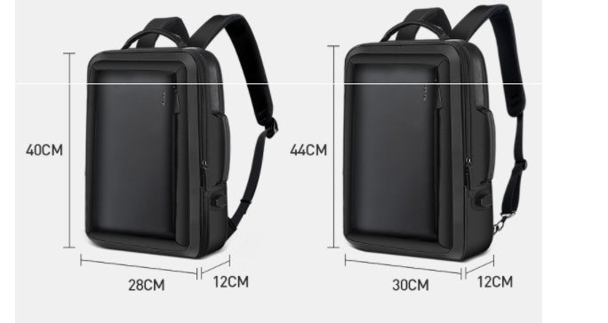 CJD Expandable Smart Business Backpack with Adjustable Size for Professionals and Commuters