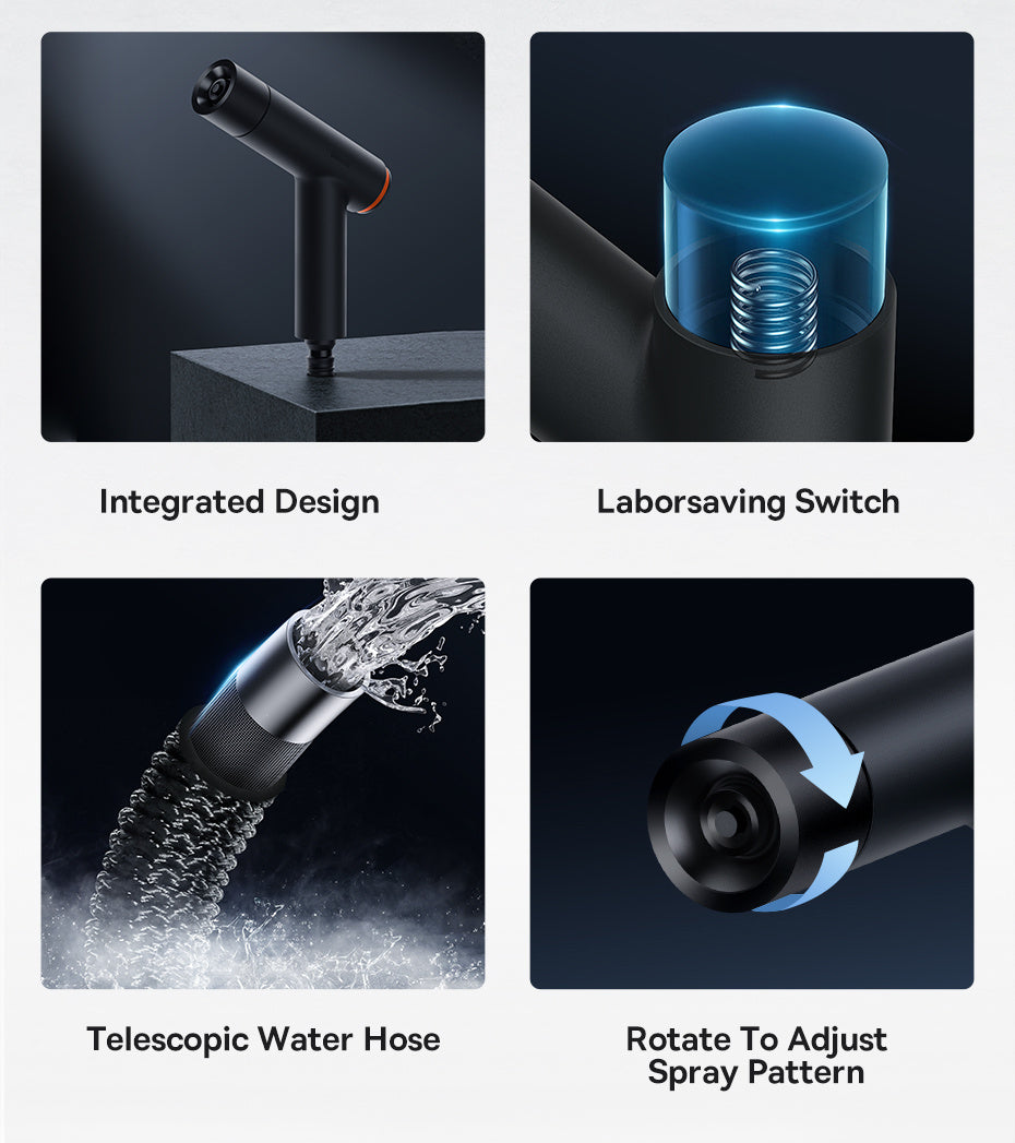 Universal Multi-function Carwash Gun|Easley Attached to Garden Hoses - StoreFour