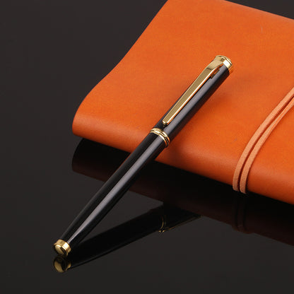 Elegant black ink pen for special occasions with gold accents and stylish design