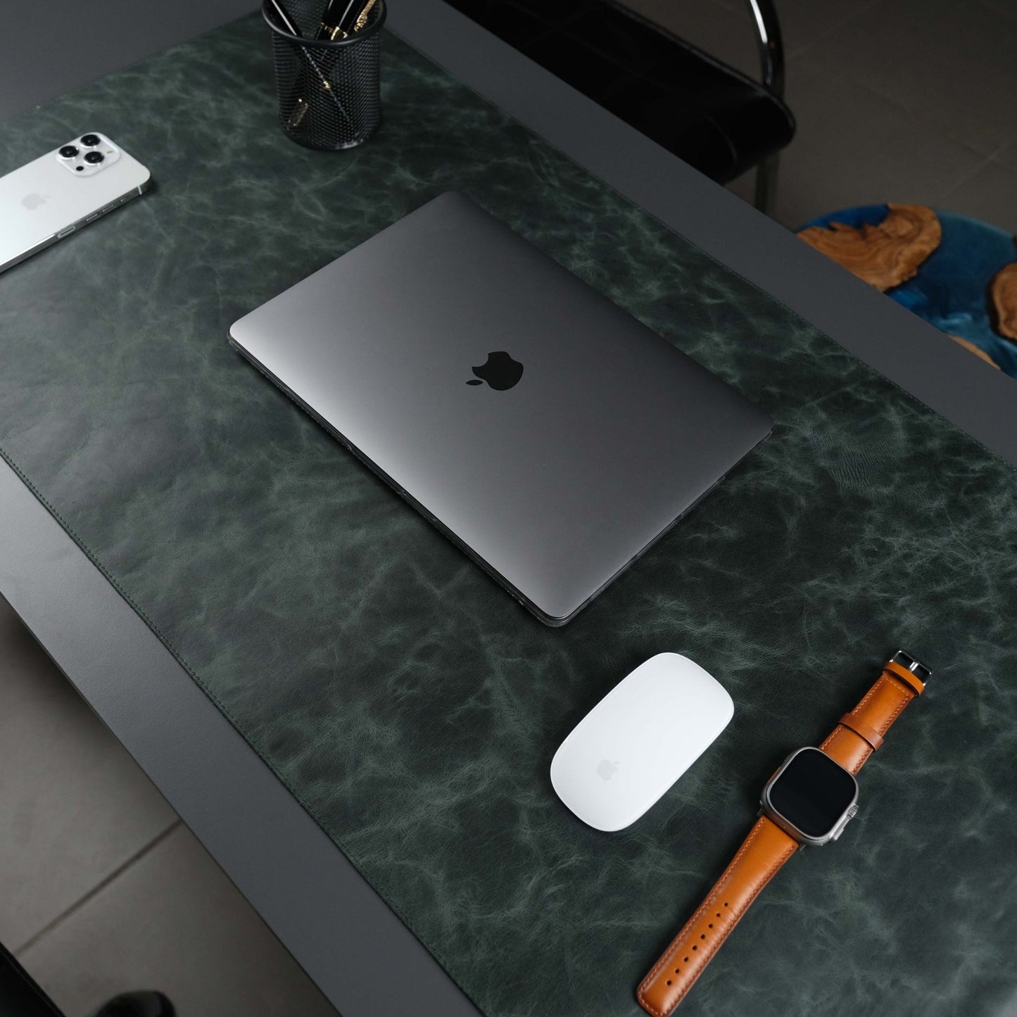 The Jersey — Full-Grain Calfskin Leather Desk Pad