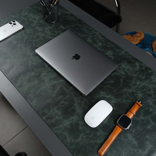 The Jersey — Full-Grain Calfskin Leather Desk Pad