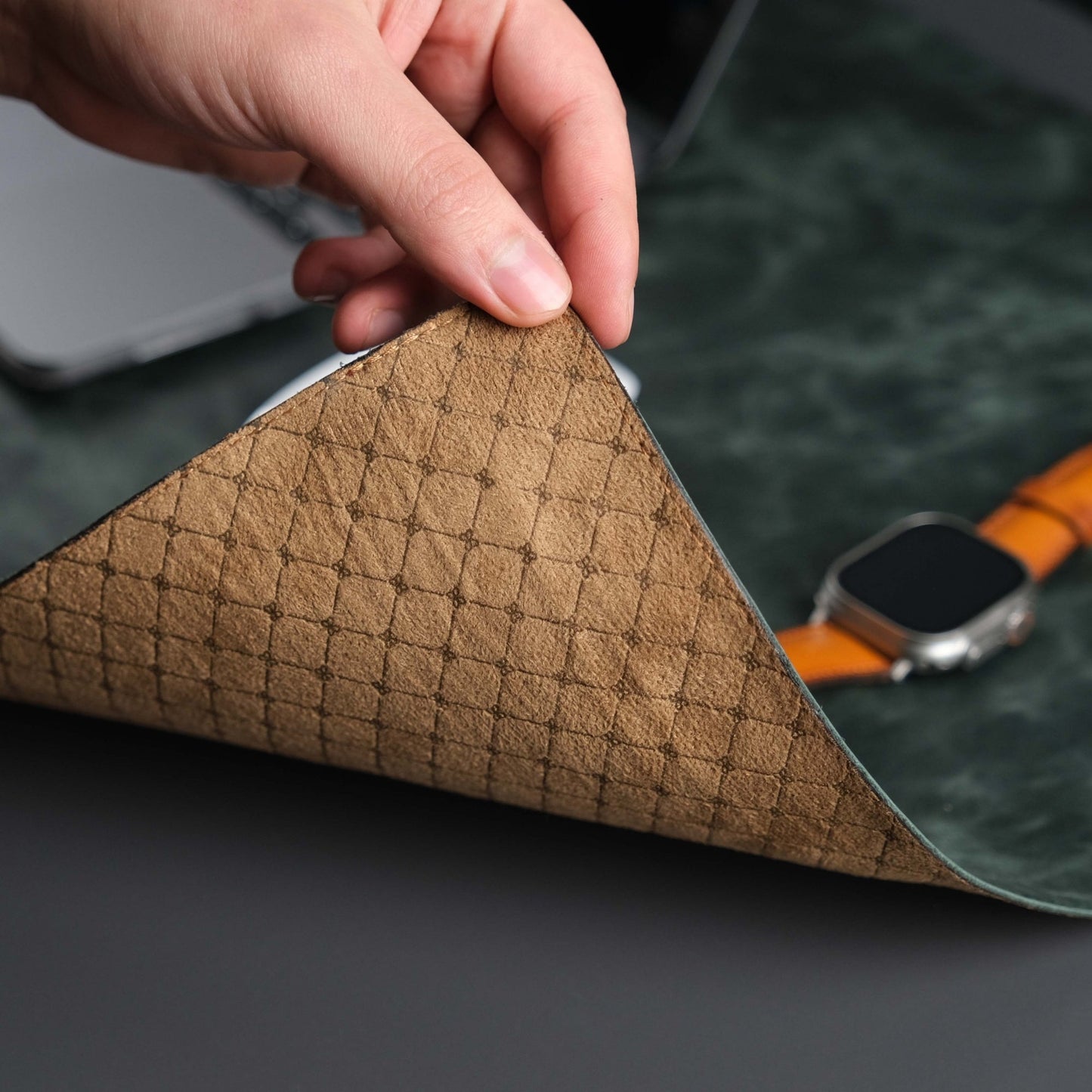 The Jersey — Full-Grain Calfskin Leather Desk Pad