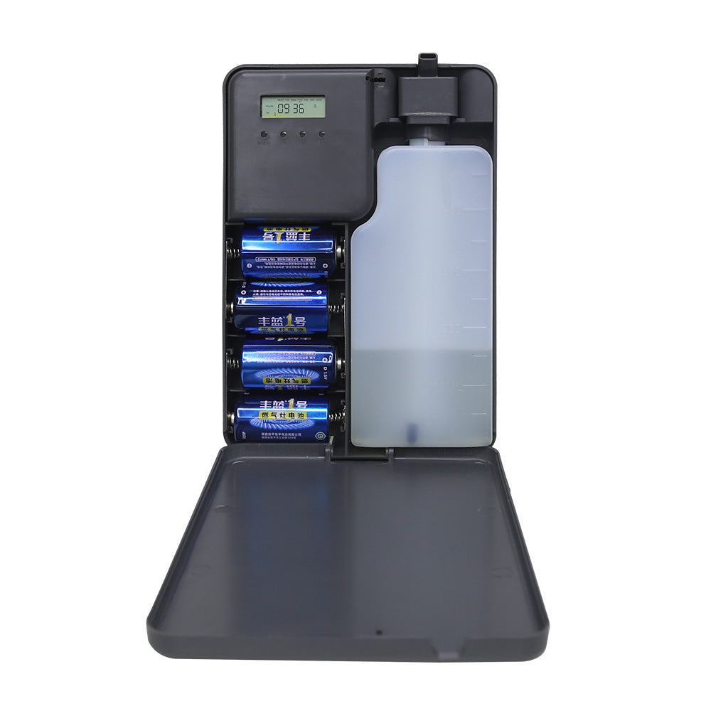 Large capacity essential oil diffuser with battery compartment and digital display for easy use