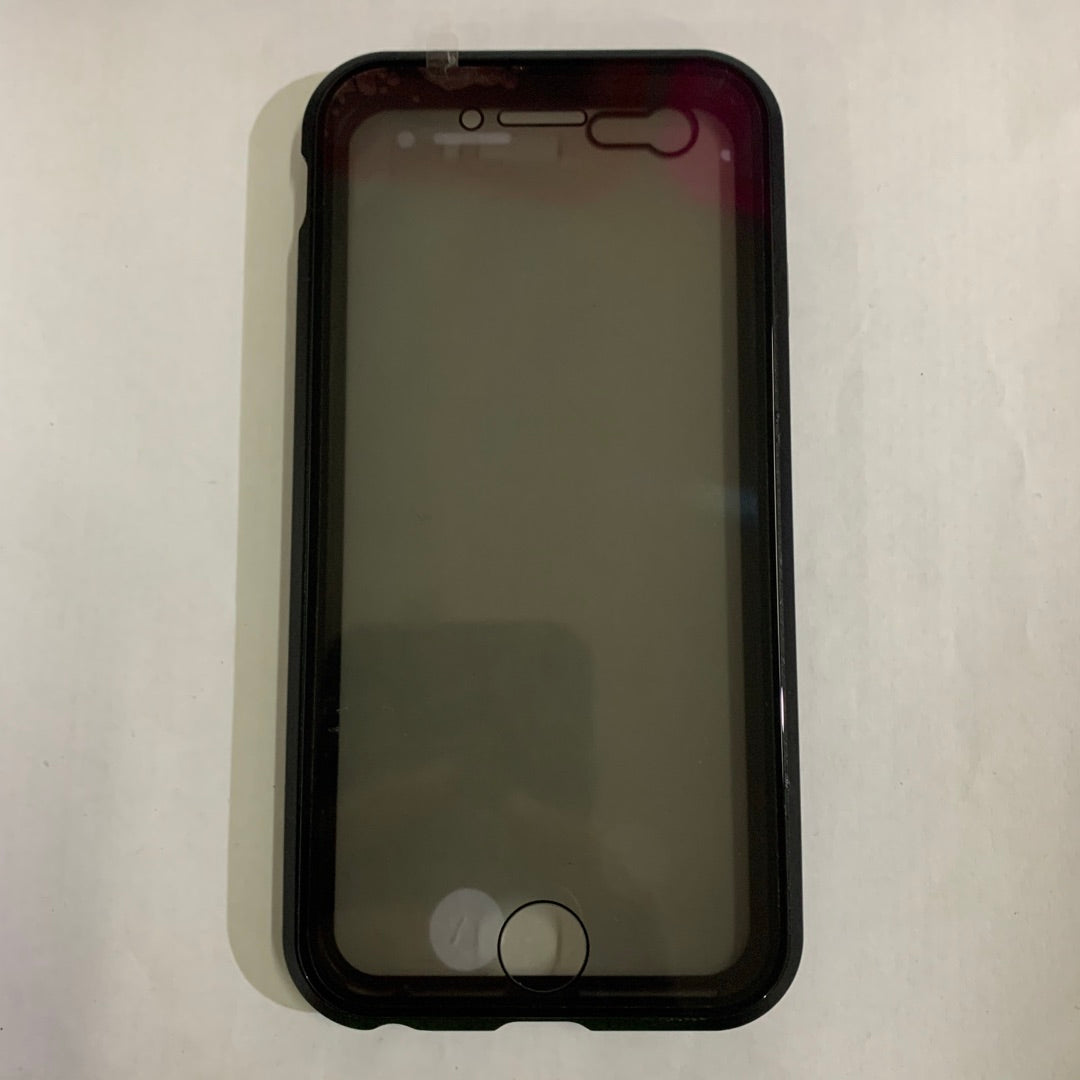 magnetic iPhone case with privacy screen featuring full protective coverage and sleek black design