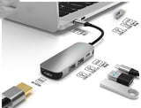 multi-interface wireless and wireline charging station with USB ports and HDMI output for versatile connectivity