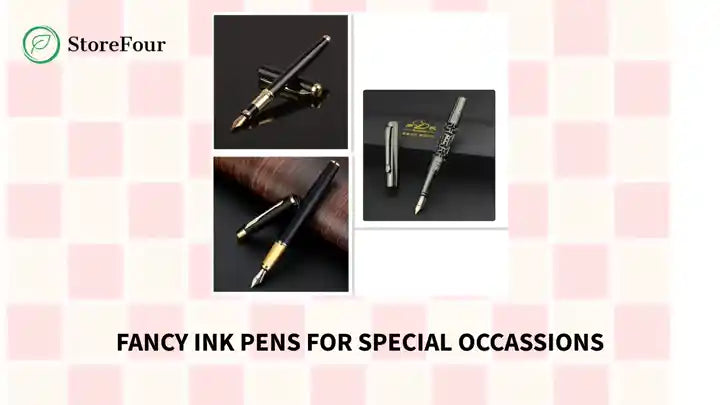 Load video: Fancy Ink Pens for Special Occassions by@Outfy