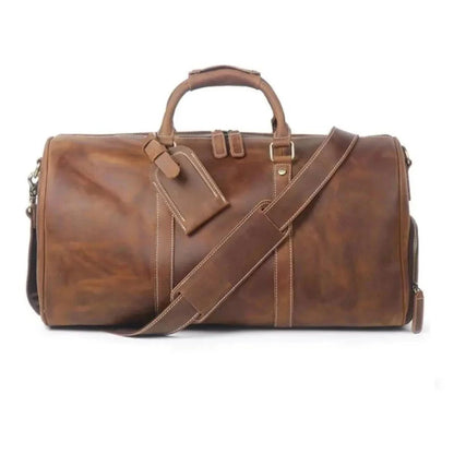 The Dagny | Full-Grain Leather Weekender Bag