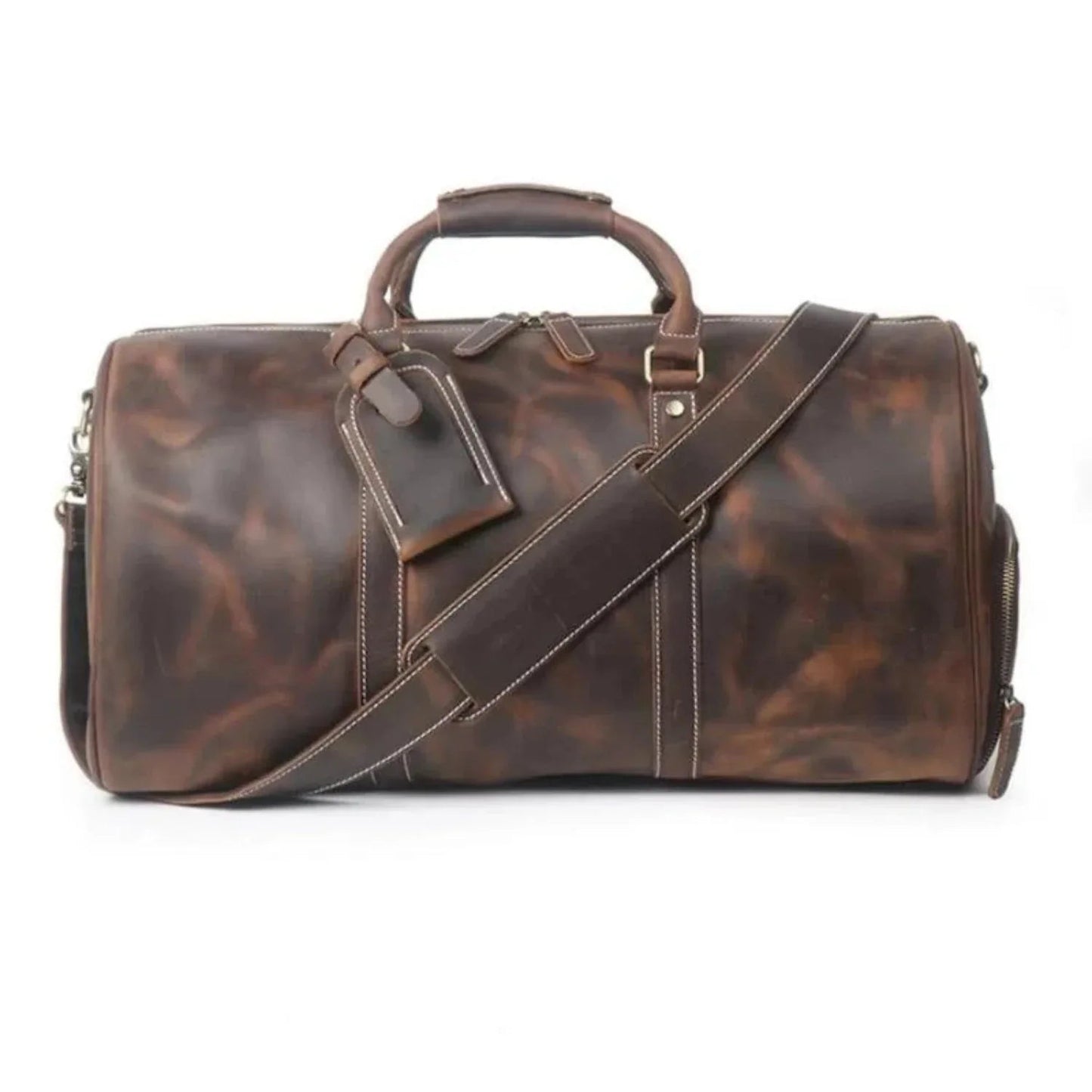 The Dagny | Full-Grain Leather Weekender Bag