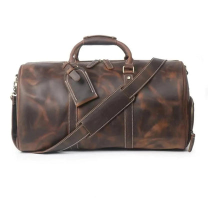 The Dagny | Full-Grain Leather Weekender Bag