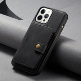 Samsung XR wallet case in black leather with card slot and stylish stitching design