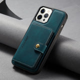 Samsung XR wallet case in teal with card slot and button closure for stylish protection