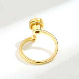 Gold Simple Ring for Women with Unique Design and Modern Appeal