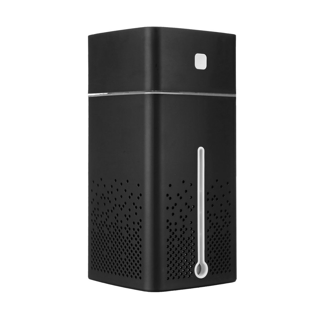 USB air purifier humidifier in sleek black design for improving indoor air quality