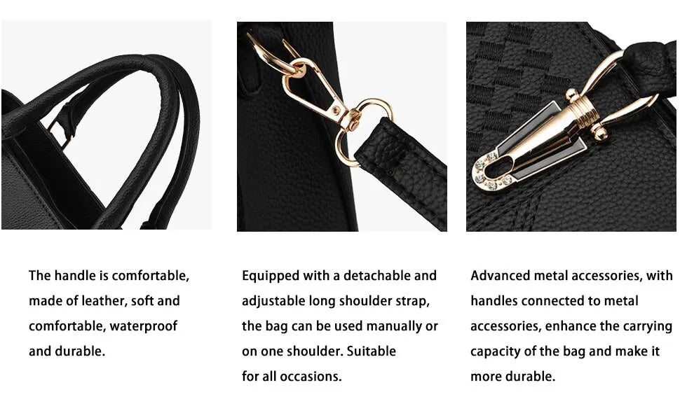 Dsers business messenger shoulder bag for women with detachable shoulder strap for versatile use