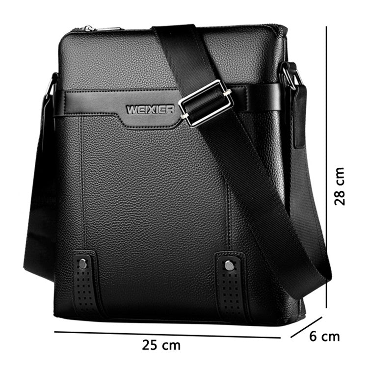 Stylish fashion leather crossbody bag for men with adjustable strap and sleek design