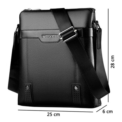 Stylish fashion leather crossbody bag for men with adjustable strap and sleek design